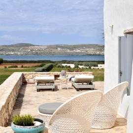 Sunray Pounta Paros Beachfront Villa near Kitesurf