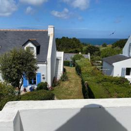Maison 1 chambre avec jardin proche plage des Grands Sables - FR-1-418-163, hotel a Locmaria