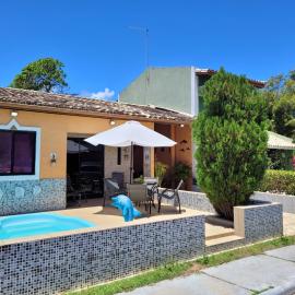 Casa 4 quartos, com piscina no Condominio Sol Marina Jacuipe com acesso a praia e ao rio de Jacuipe
