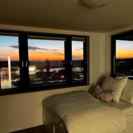 EXKLUSIVE Penthouse zentral mit Blick auf die Weser, hotel in Bremen