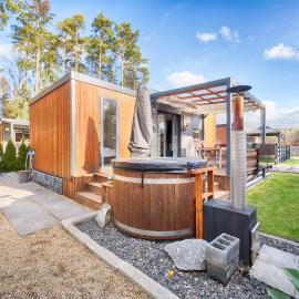 Mobilheim am Murner See - private Sauna + privater Badezuber