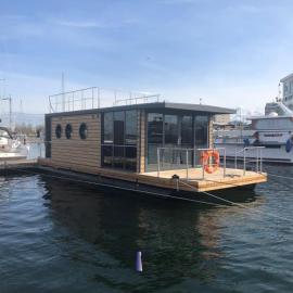 Hausboot Fjord Auriga mit Biosauna in Wendtorf