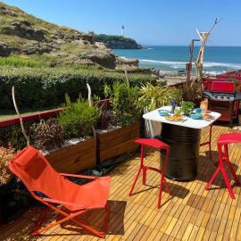T3 VUE MER A 20 mètres de la PLAGE ANGLET BIARRITZ