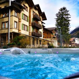 Alpenrose Hotel and Gardens, hótel í Wilderswil