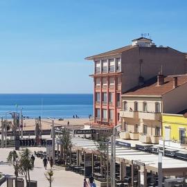Studio climatisé, balcon, proche plage et commerces - FR-1-701-57