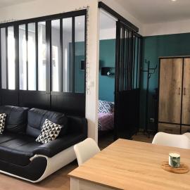 Studio le p'tit Wims à 350 m de la plage