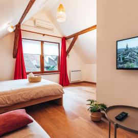 Aux Cerfs des Vignes - L'annexe, hotel in Scherwiller