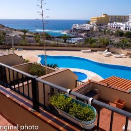 Tenerife lizards - duplex in the first line, hotel in Callao Salvaje