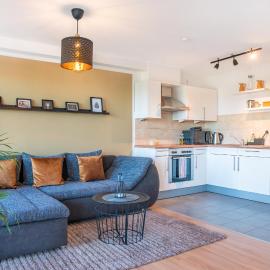 FAIRflats: Küche, Balkon, Arbeitsplatz, Aufzug, hotell sihtkohas Hüfingen