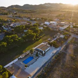 Ecoturismo Parque natural de calblanque chalet con piscina