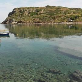 on the sea Despoina apartment at Mochlos Creta