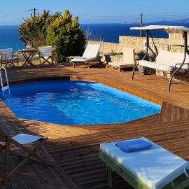 Pamela's house "private pool and spa", hotel a Karteros