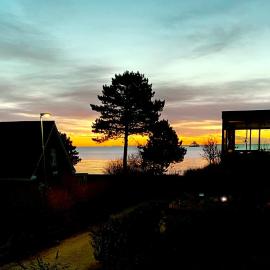 feriehus med havudsigt, hotel en Spodsbjerg