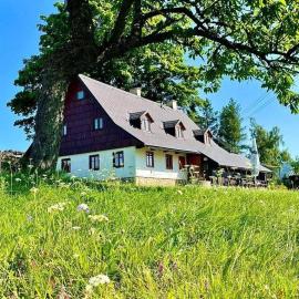 Chalupa u kapličky Říčky v Orlických horách, hotel sa Pustiny