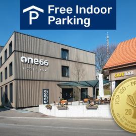 Hotel one66 (free parking garage): St. Gallen'da bir otel
