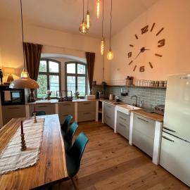 Ferienwohnung Hortensie Rittergut Schloss Zehista Gutshaus, hotell i Pirna