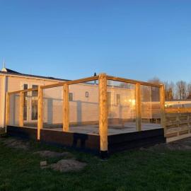 Neues Ferienhaus Nr 47 mit Meerblick 100 Meter zum Wattenmeer, eingezäunt, hundefreundlich