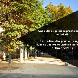Une bulle de quiétude proche de Paris et Créteil, hotel in Bonneuil-sur-Marne