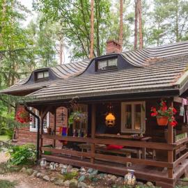 Wooden House in Debki near Baltic Sea Beach