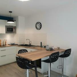 Appartement cosy avec balcon, proche centre et plages, parking inclus - FR-1-239-896