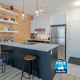 Condo Old Quebec - Gym - AC - Indoor Parking - Rooftop，魁北克市的飯店
