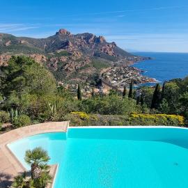 Anthéor에 위치한 호텔 Villa 14 guest-private pool and Sea view