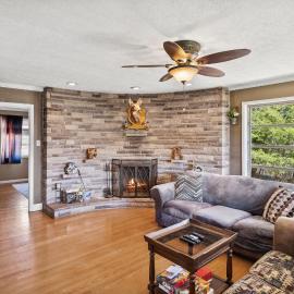 Mid-Century Vintage Brick Ranch Upstairs Guesthouse