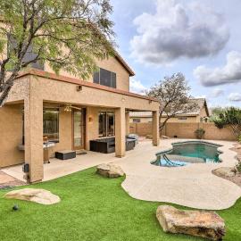 Private Pool & Yard: Central Cave Creek Retreat!