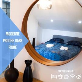 Le Voltaire • Proche Gare • Moderne โรงแรมในชาโตรูซ์
