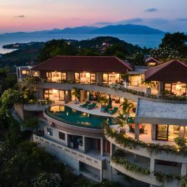 Panorama Summit - Private Pool with Sunset View – hotel w mieście Plai Laem