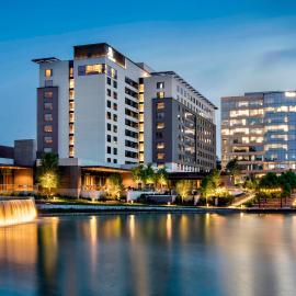 Houston CityPlace Marriott at Springwoods Village，兀蘭的飯店