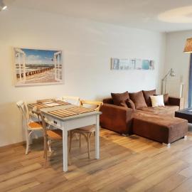 Apartment "MS Nautic" hundefreundlich mit Südbalkon Sauna und Parkplatz - 200m zum Deich, hotelli Dorum Neufeldissä