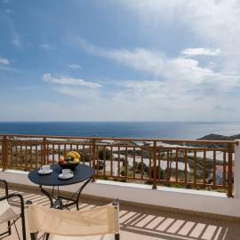 Angelika House -Amazing Sea view, khách sạn ở Moírai