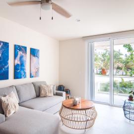 Ground level Garden condo at Akumal south by TAO Santamar