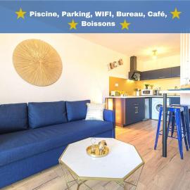 Le Bleu Nuit Piscine Parking Netflix Café, hotel in Villemur-sur-Tarn