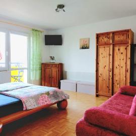 Helles Apartment mit Balkon am Großen Garten nahe Stadtzentrum, hotel v Drážďanech