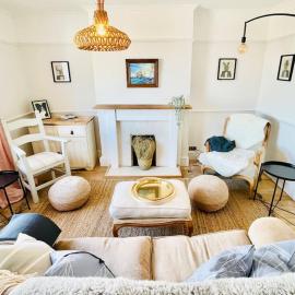 * Fisherman’s Cottage * with river views (dog friendly!), hotell i Appledore