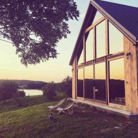 Modern Barn Home & Sauna by the lake, przytulnastodola, Stodoła nad jeziorem na Mazurach