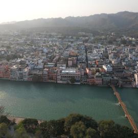 Perfectstayz Premium Ganga Heights - Ganga View rooftop cafe