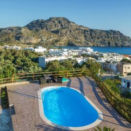 Family Villa Ellis Plakias with private pool 200m to the beach walking distance to the amenities