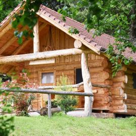 Hut at the forest, 1,5 hour from Bled, hôtel à Male Brusnice