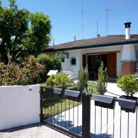 Beachside villa with private garden