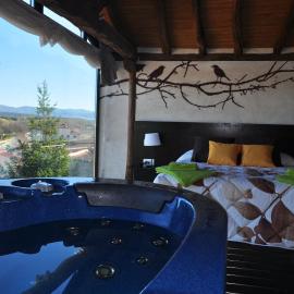Suite rural con jacuzzi, hotel in Cabañas de Polendos