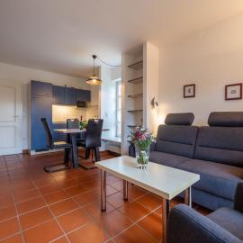 Dranske में, होटल Feriendorf Rugana - Budget 1-Raum Appartement mit Terrasse B60
