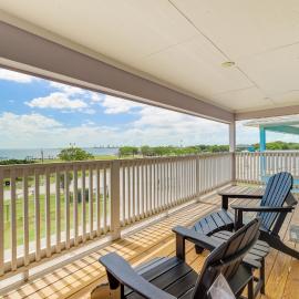 Bay-View La Porte Home Rental: Steps to Beach!