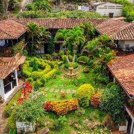산힐에 위치한 호텔 Hotel Campestre Casona del Camino Real