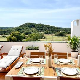 Apartamento Atardecer en Menorca Son Parc Vista al campo de golf