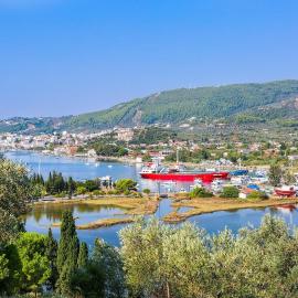 Punta में, होटल Skiathos Seaview Villa with Pool