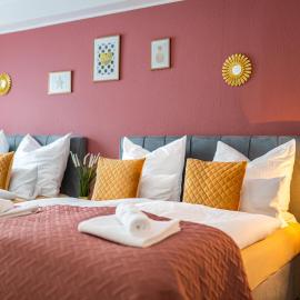Golden Design Apartment, Zentral, Familie und Business, 1000 Mbit