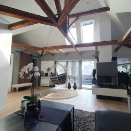 Modern loftsleilighet、フレドリクスタのホテル
